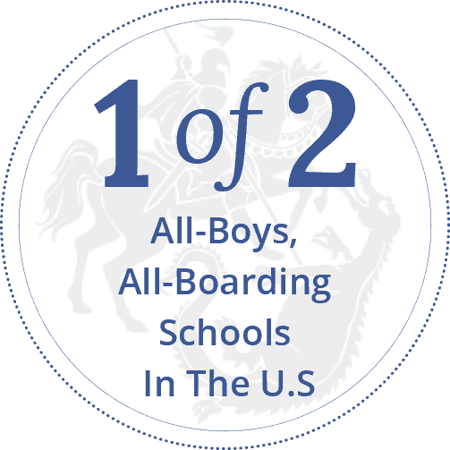 1 of 2 all boys all boarding schools in the U.S.