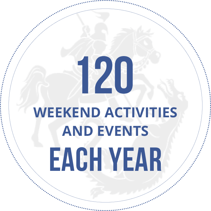 120 weekend activities and events each year