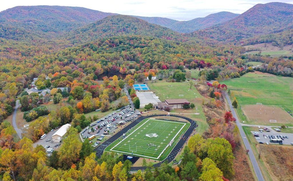 A view of the mountains around campus.