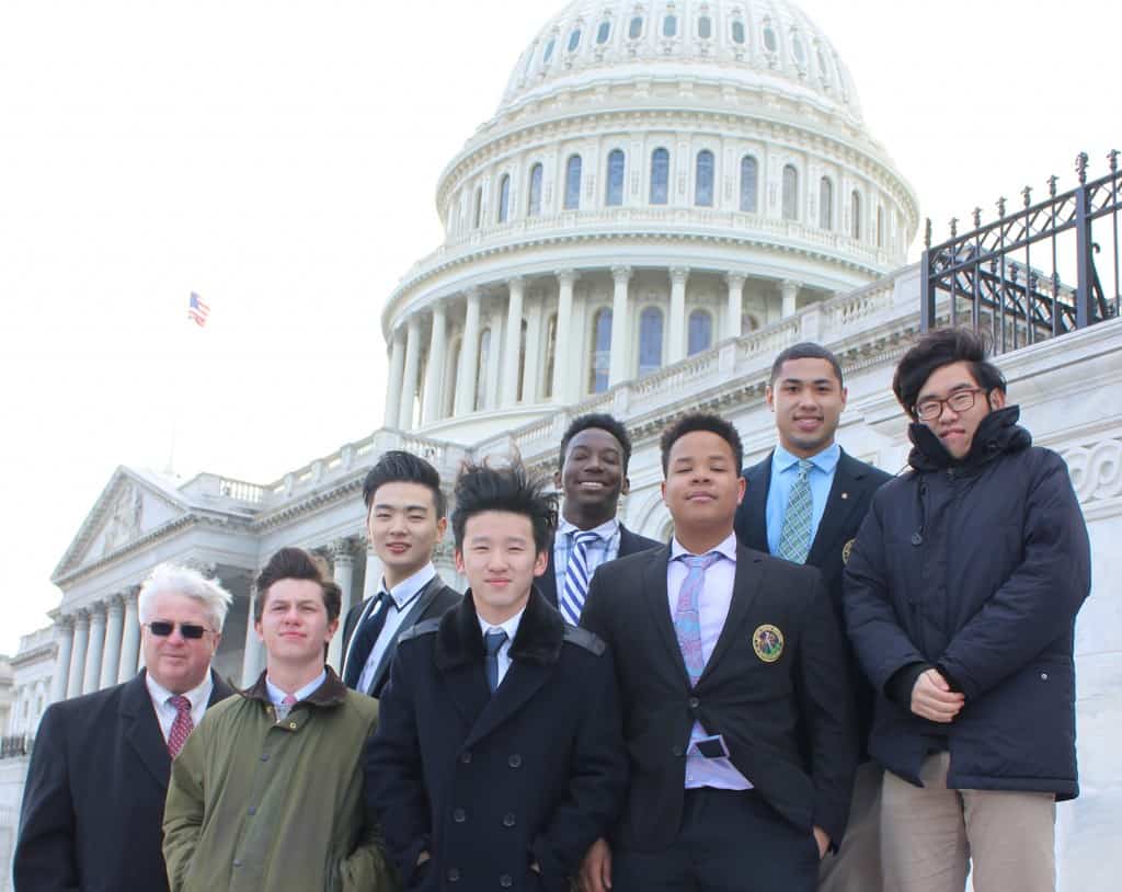 History Students at the U.S. Capitol Building