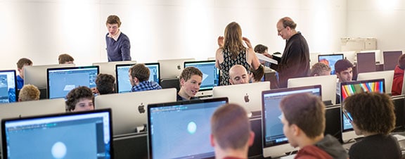 people using computers